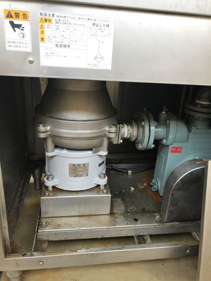 業務用ディスポーザー　給食センター ディスポーザー モーター取替 モーター部品