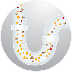 排管詰まりのしにくい連続投入式！