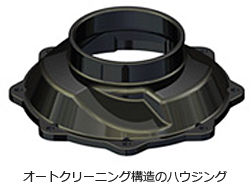 オートクリーニング構造＋ボトムウイングで運転毎にクリーニング